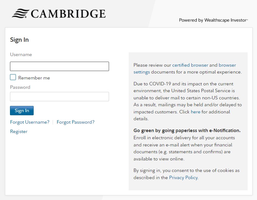 Fidelity Portal